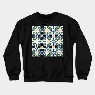 Traditional Portuguese glazed tiles Crewneck Sweatshirt